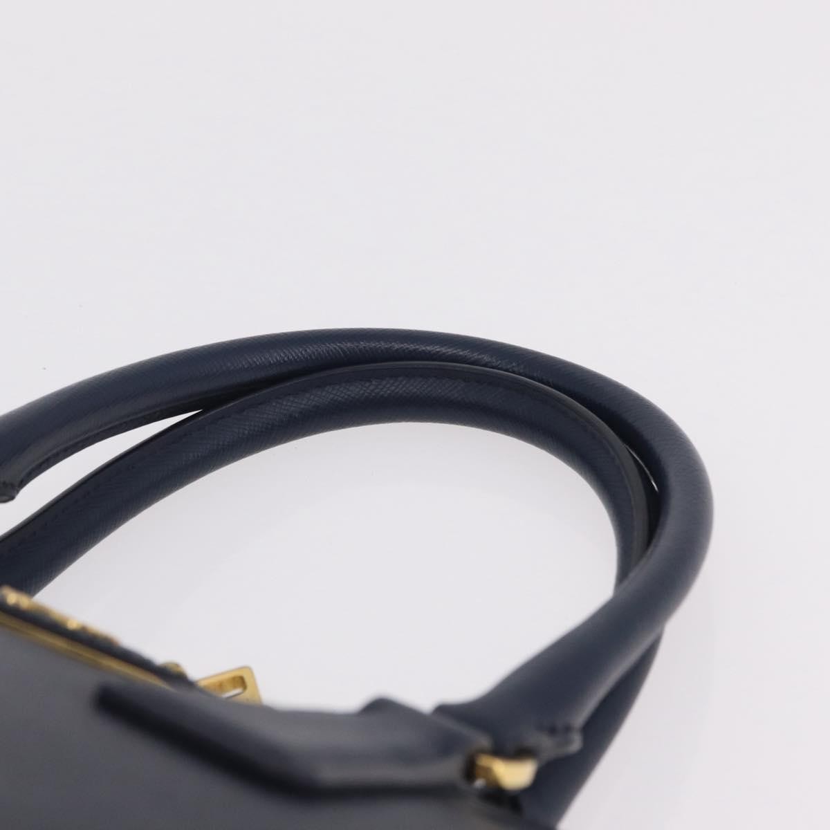 Prada Promenade Saffiano Leather, Navy, Leather, Handbag