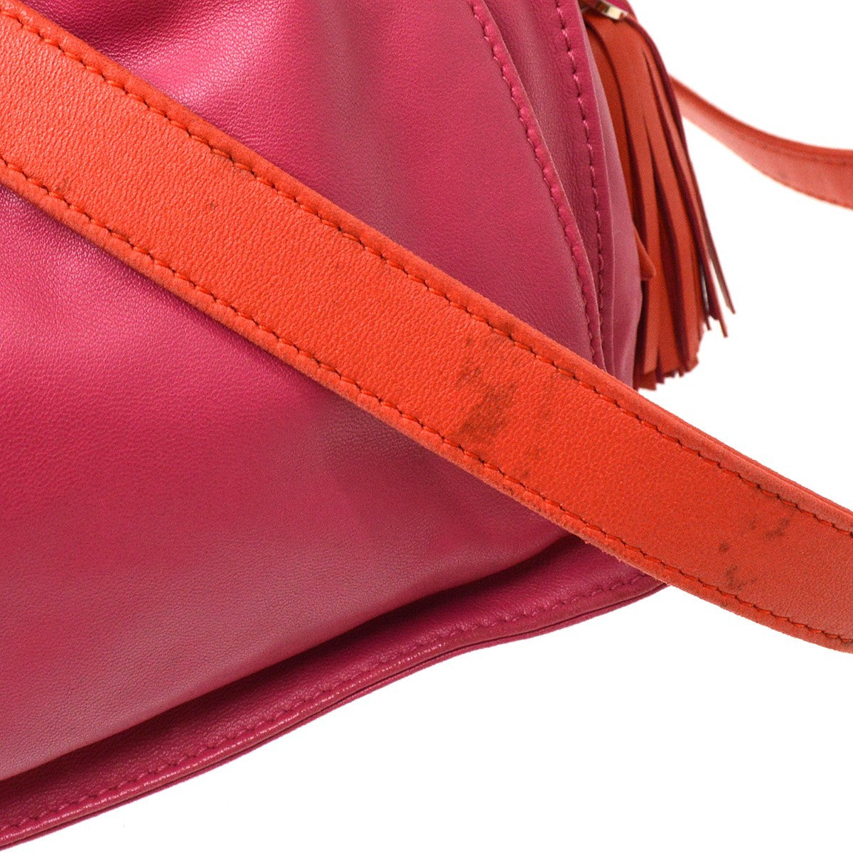 Loewe Flamenco Leather, Pink, Leather, Handbag