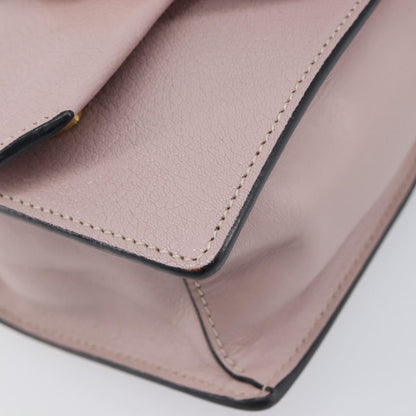 Miu Miu Madras Crystal Flap Leather, Pink, Leather, Crossbody Bag
