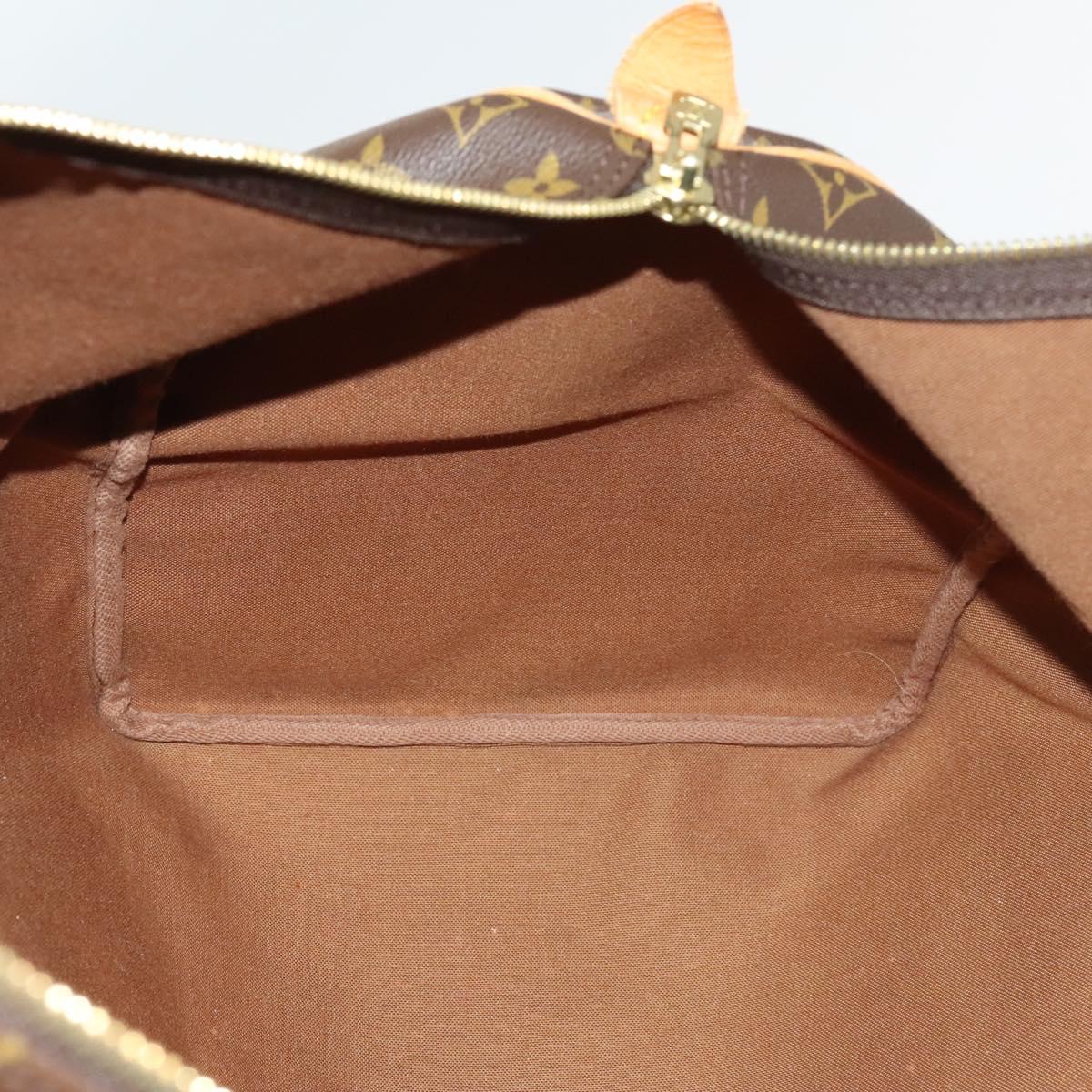 Louis Vuitton Keepall Bag Monogram Canvas, BROWN, CANVAS, Travel bag