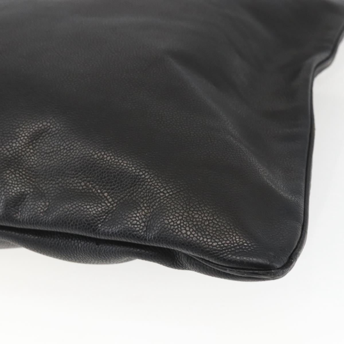 Chanel Grand Shopping Tote Quilted Calfskin, BLACK, LEATHER, Shoulder bag