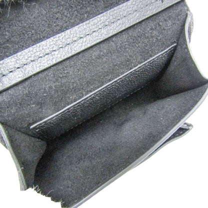 Givenchy GV3 Flap Leather with Suede, Black, Leather, Handbag