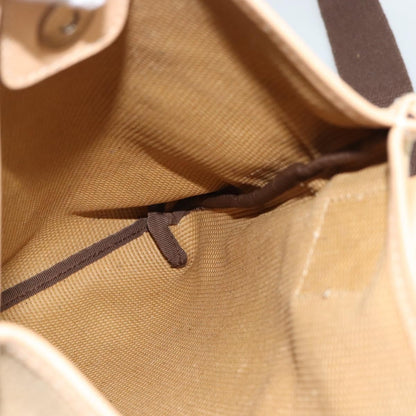 Salvatore Ferragamo Shoulder Bag Canvas, Beige, Canvas, Shoulder Bag