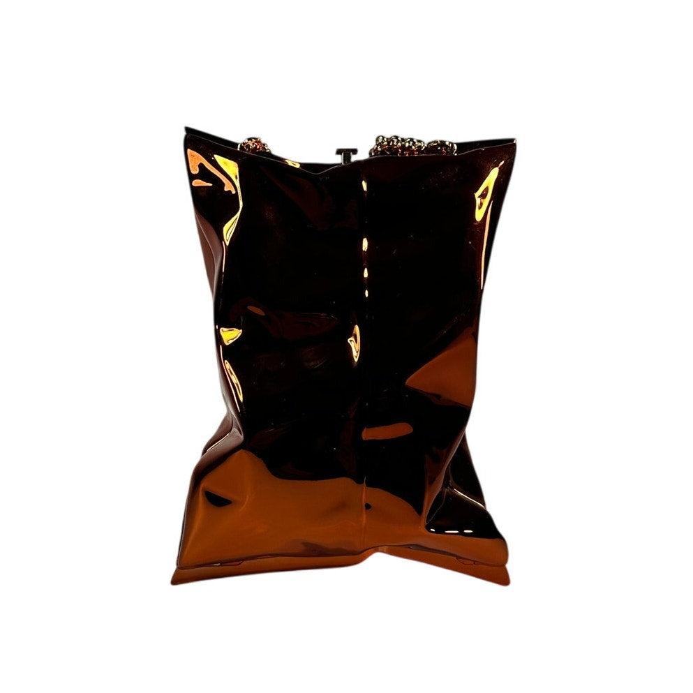 ANYA HINDMARCH Crisp Packet Metal Clutch