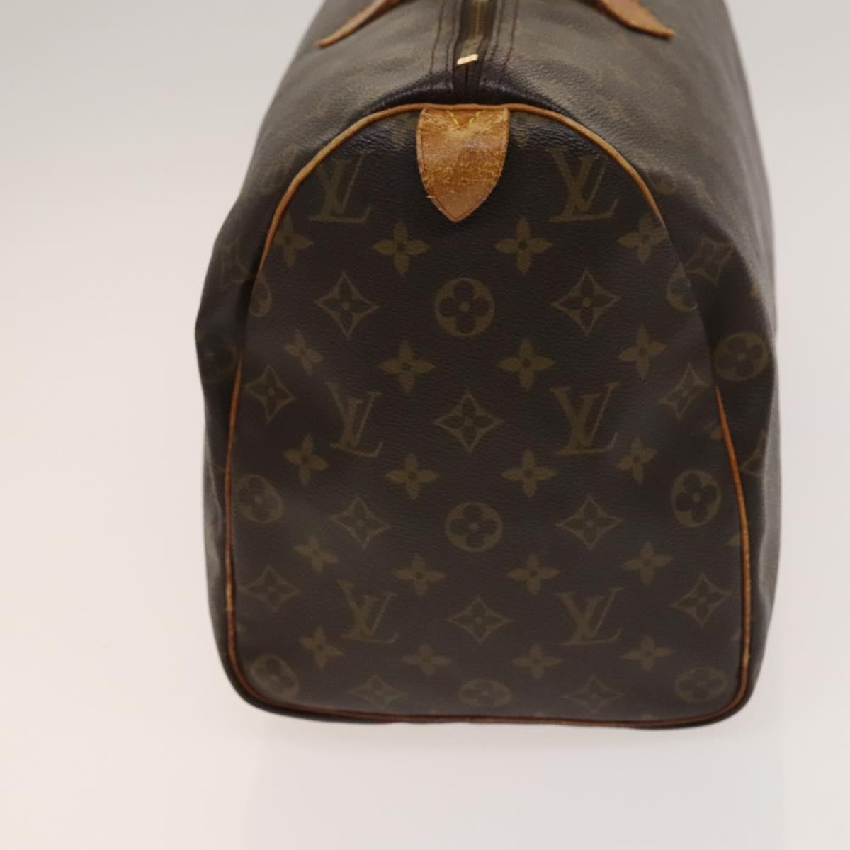 Louis Vuitton Speedy Handbag Monogram Canvas, BROWN, CANVAS, Handbag