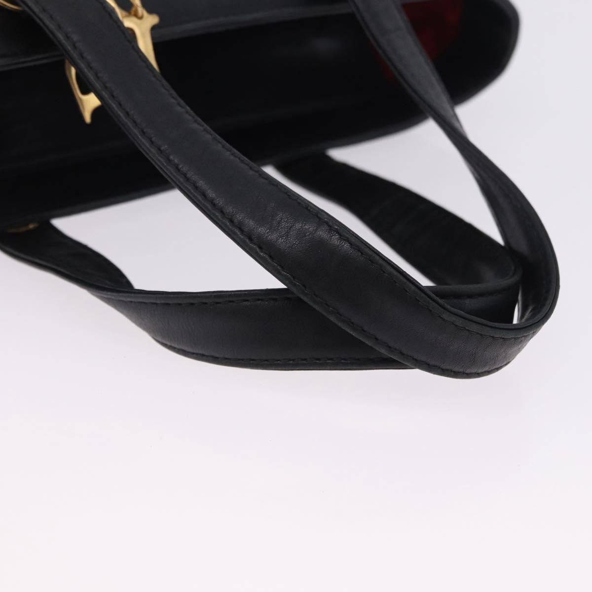 Christian Dior Vintage Lady Dior Leather, Black, Leather, Handbag