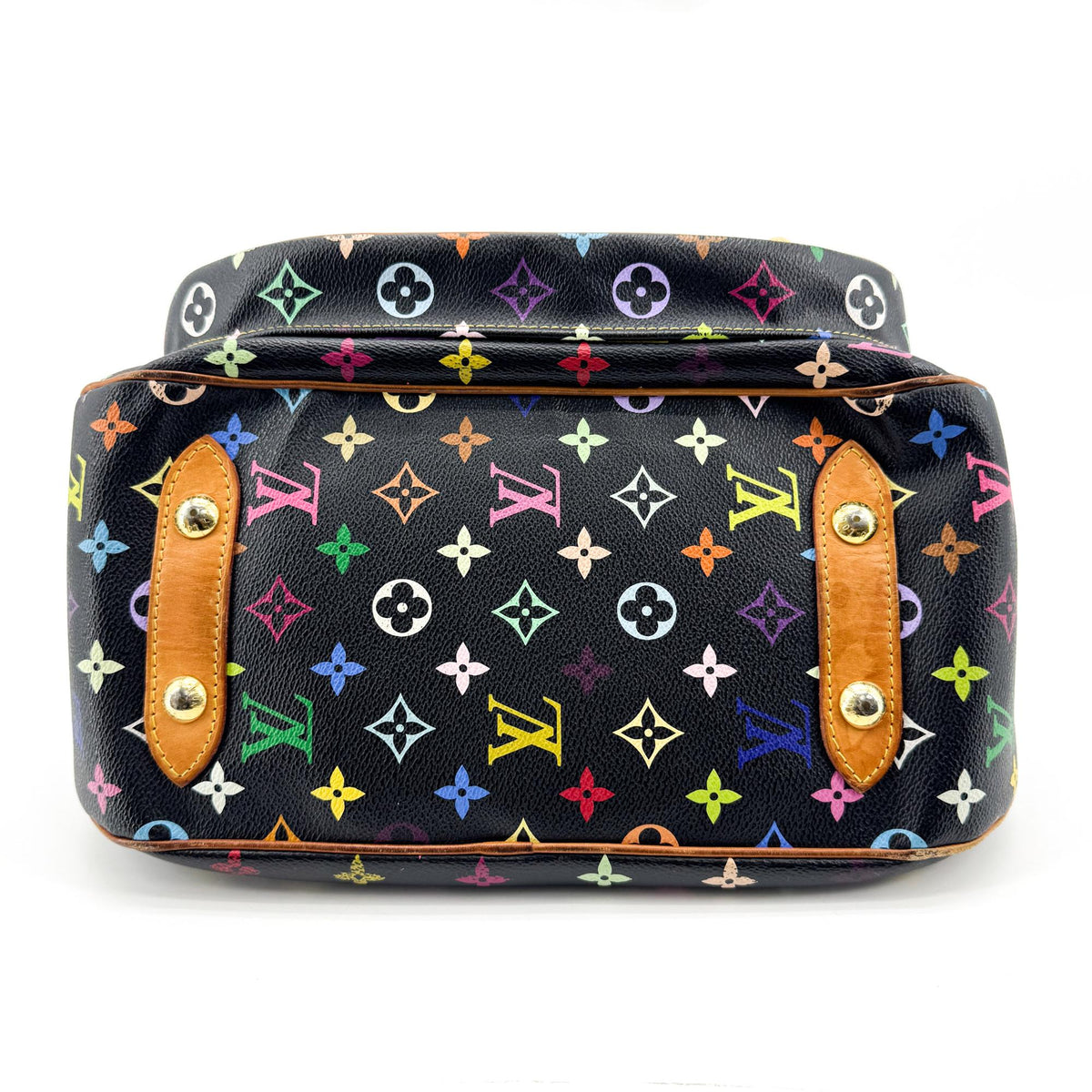 Louis Vuitton Rita Monogram Multicolor, Black, Canvas, Handbag