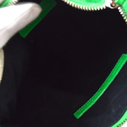 Balenciaga Le Cagole Giant Studs Leather, Green, Leather, Shoulder Bag