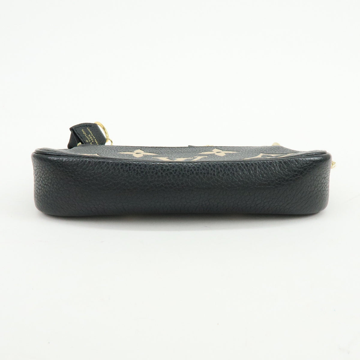 Louis Vuitton Pochette Accessoires Bicolor Monogram Empreinte Giant, Black, Leather, Clutch
