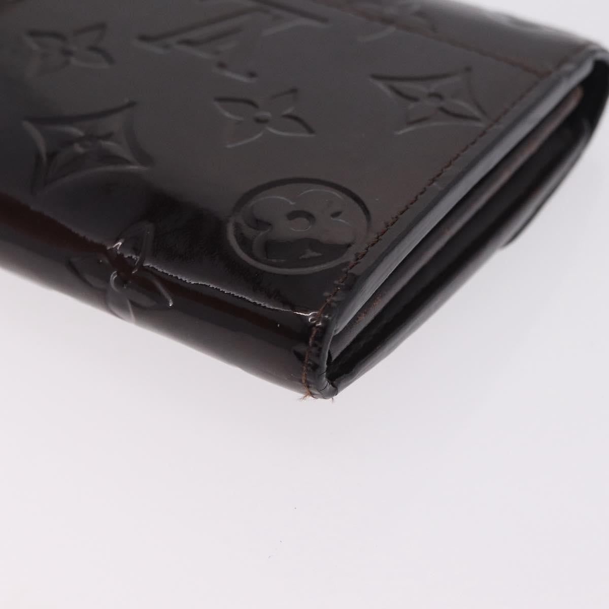 Louis Vuitton Sarah Wallet NM Monogram Vernis, Burgundy, Patent Leather, Wallet