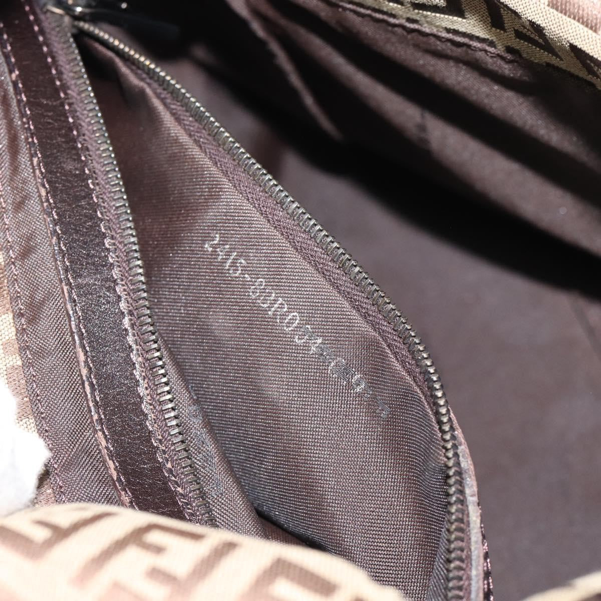 Fendi Mamma Baguette Canvas, Beige, Canvas, Handbag