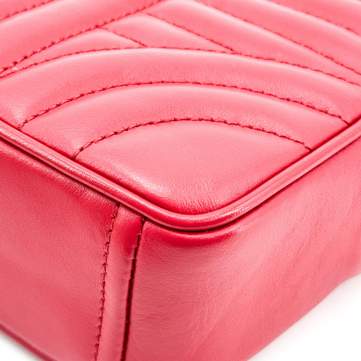 Prada Camera Diagramme Quilted Leather, Red, Leather, Handbag