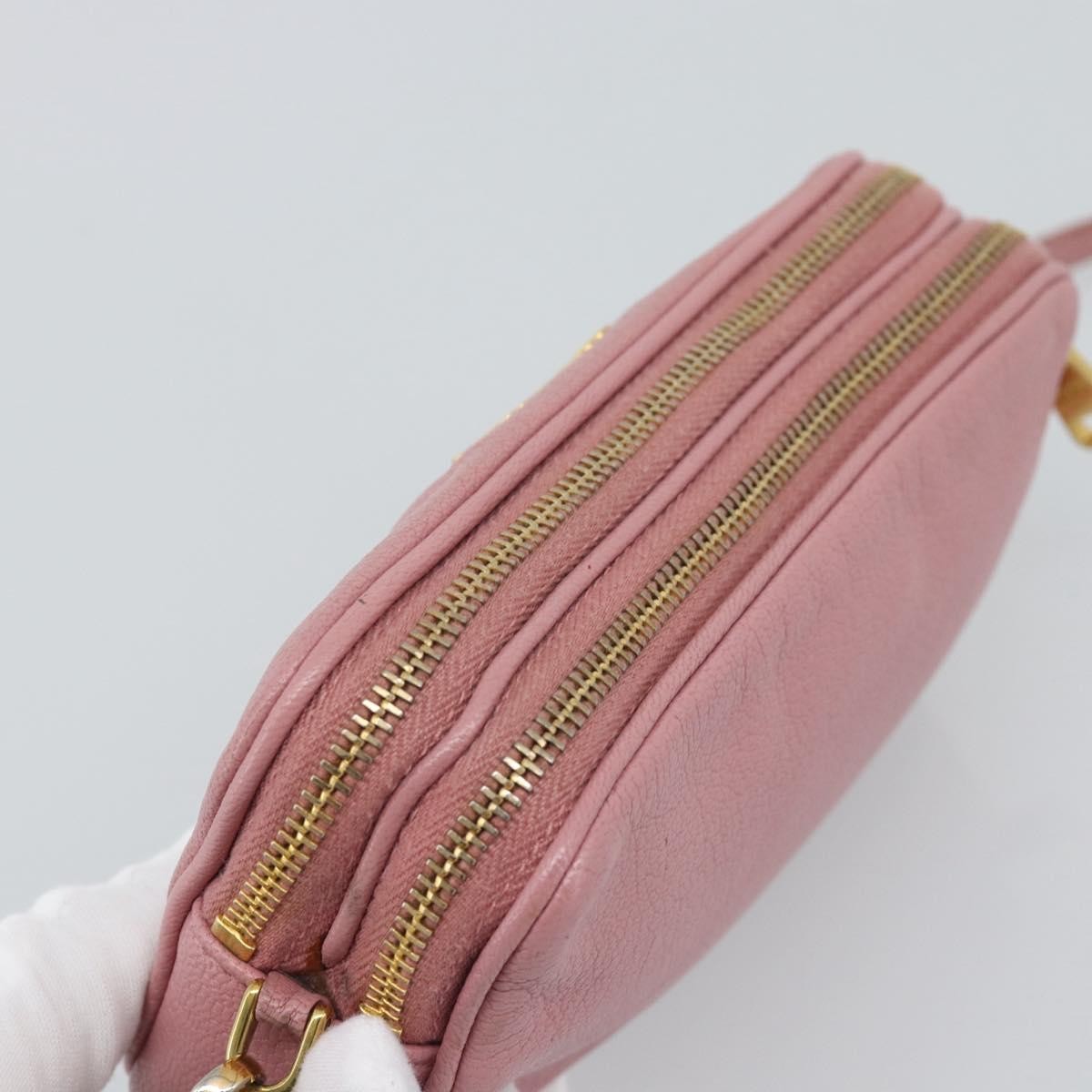 Miu Miu Vintage Leather, Pink, Leather, Handbag