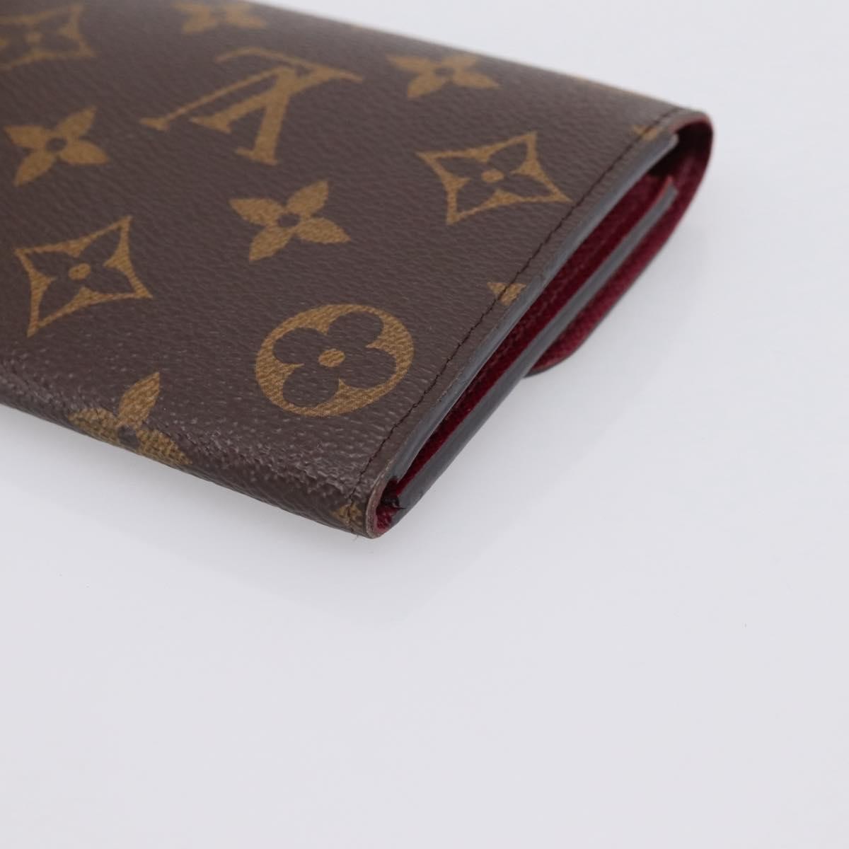 Louis Vuitton Emilie Monogram Canvas, Brown, Canvas, Wallet