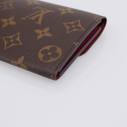 Louis Vuitton Emilie Monogram Canvas, Brown, Canvas, Wallet