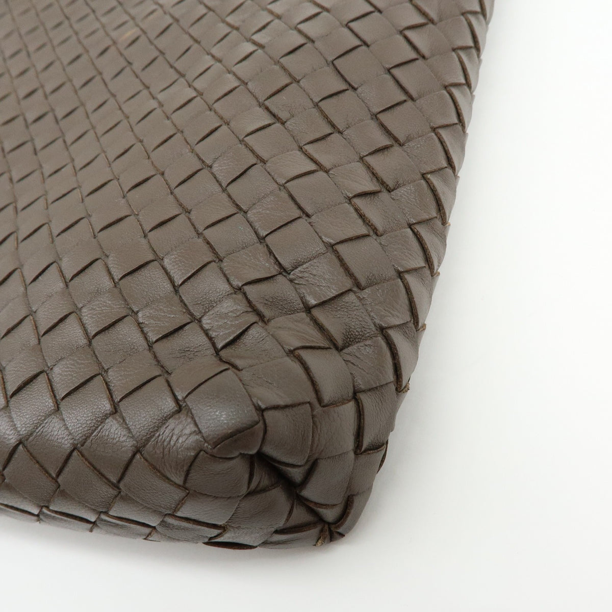 Bottega Veneta Shoulder Intrecciato Nappa, Brown, Leather, Shoulder Bag