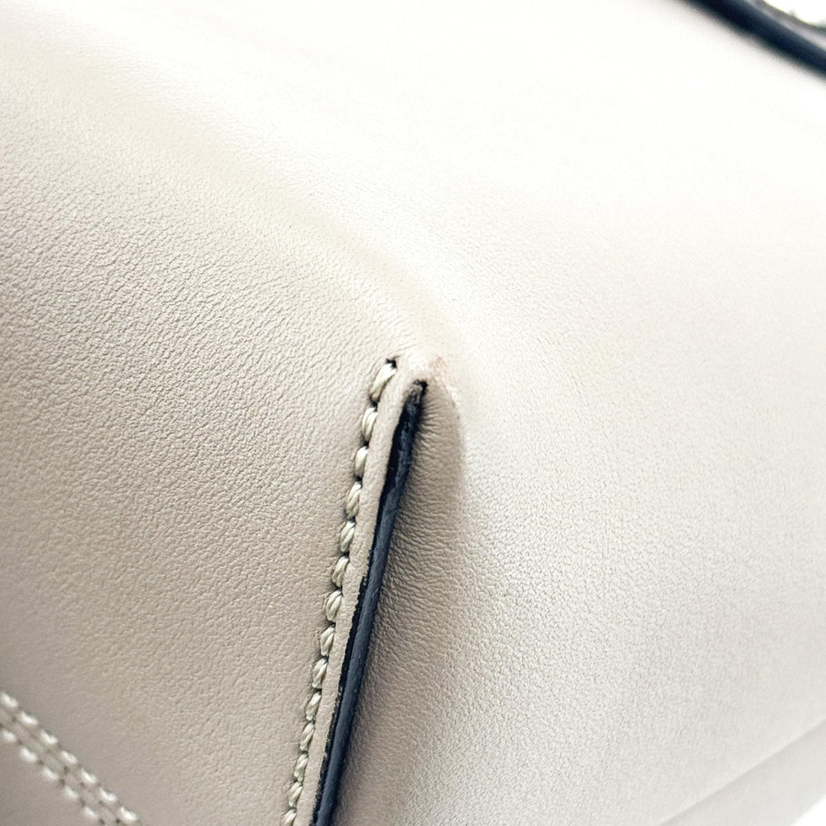 Fendi By The Way Satchel Calfskin, Gray, Calfskin, Handbag
