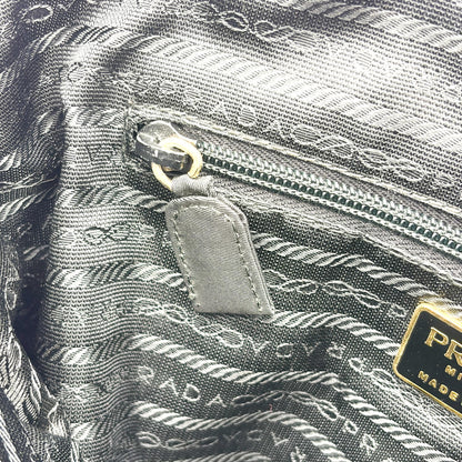 Prada Convertible Quilted Tessuto, Black, Nylon, Shoulder Bag
