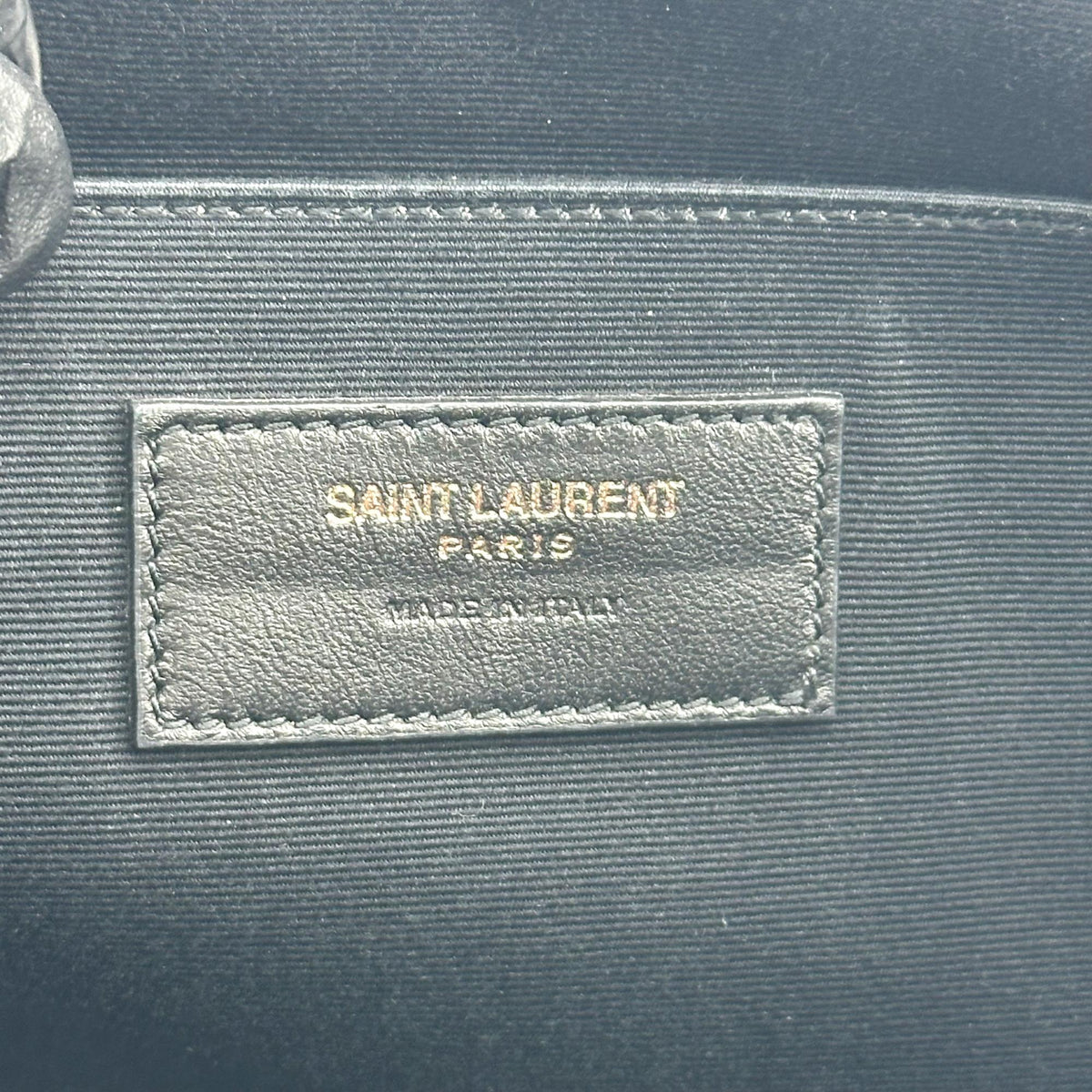 Saint Laurent Zipped Document Holder Leather, Black, Leather, Briefcase