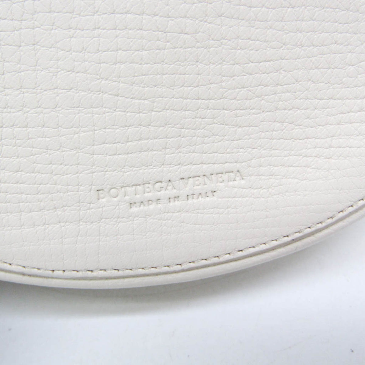 Bottega Veneta Palmellato Convertible Belt Leather, White, Leather, Handbag