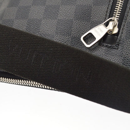 Louis Vuitton Mick Messenger Damier Graphite, Black, Canvas, Handbag