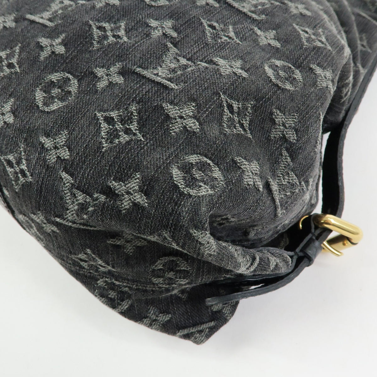 Louis Vuitton Neo Cabby Monogram Denim, Black, Denim, Handbag