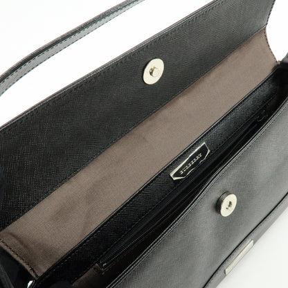 Burberry Shoulder Bag Leather, Black, Leather, Shoulder Bag
