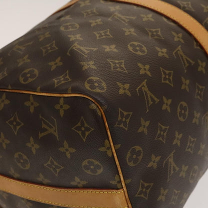 Louis Vuitton Keepall Bandouliere Bag Monogram Canvas, BROWN, CANVAS, Travel bag