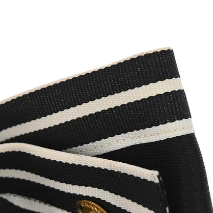Chanel Camellia Hair Barrette Satin, Black, Satin, Head Accessory