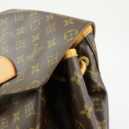 Louis Vuitton Montsouris Monogram Canvas, Brown, Canvas, Backpack