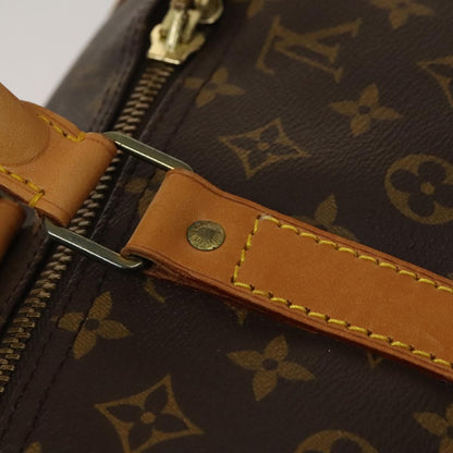 Louis Vuitton Keepall Bag Monogram Canvas, BROWN, CANVAS, Travel bag