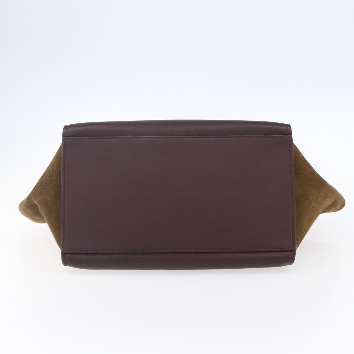 Celine Tricolor Trapeze Bag Leather, MULTICOLOUR, LEATHER, Handbag