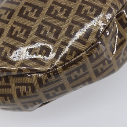Fendi Zucchino Canvas Mamma Baguette Canvas, Brown, Canvas, Shoulder Bag
