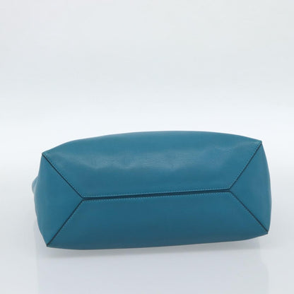 Loewe Anagram Leather, Blue, Leather, Tote Bag