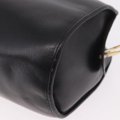 Christian Dior Shoulder Leather, Black, Leather, Shoulder Bag