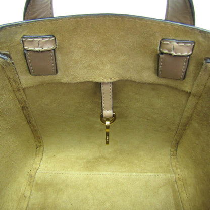 Loewe Hammock Nugget Leather, Beige, Leather, Handbag
