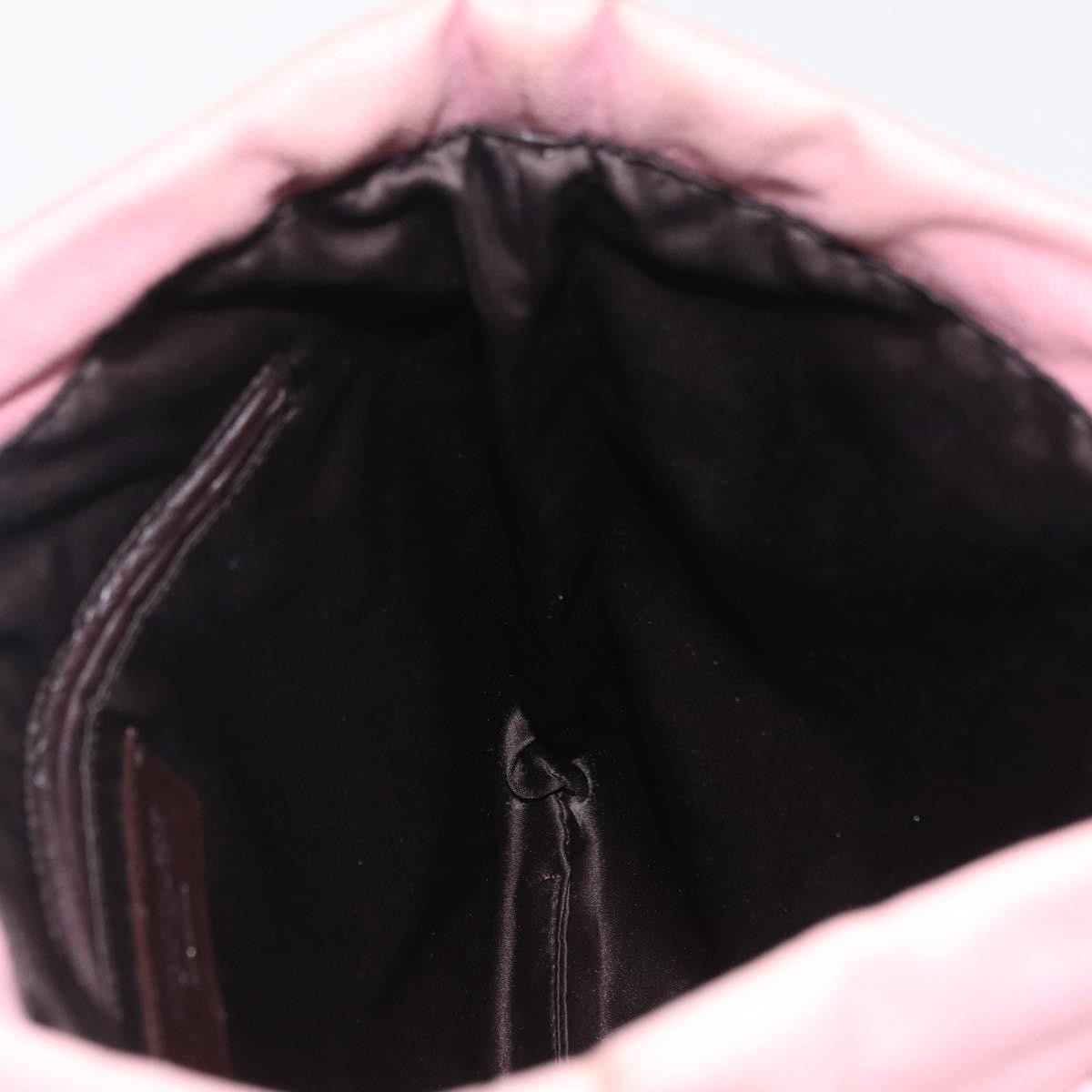 Saint Laurent Kahala Drawstring Canvas, Pink, Canvas, Tote Bag