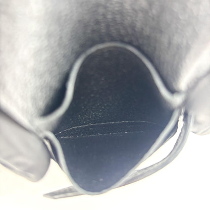 Hermes Bearn Epsom, Black, Leather, Wallet