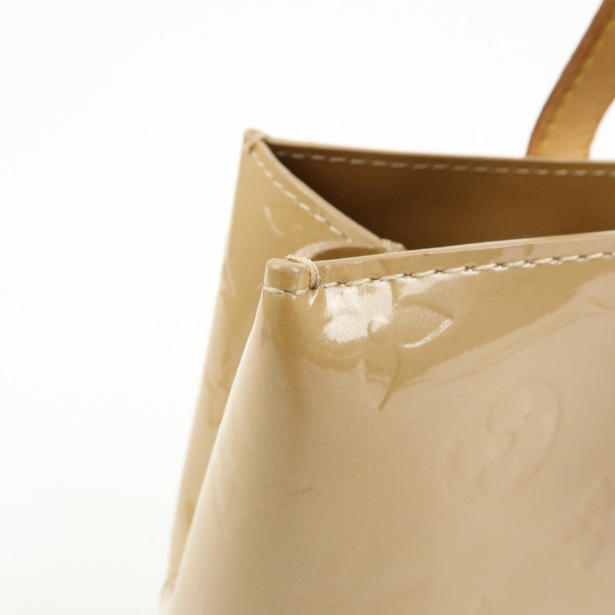 Louis Vuitton Reade Monogram Vernis, Brown, Patent Leather, Handbag