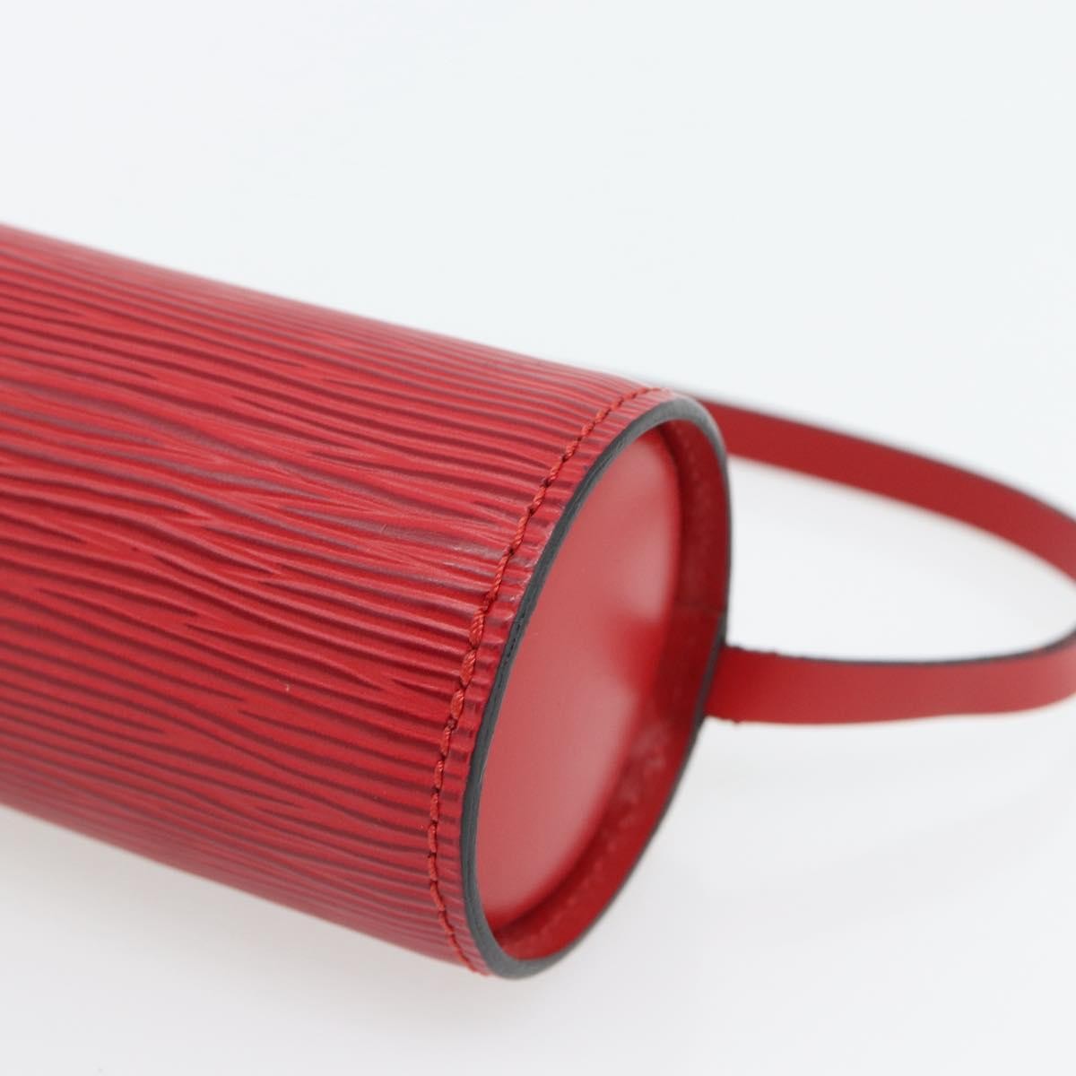 Louis Vuitton Soufflot Pochette Epi Leather, Red, Leather, Clutch