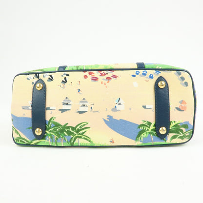 Louis Vuitton Ailleurs Cabas Limited Edition Printed Canvas, Multicolour, Canvas, Tote Bag