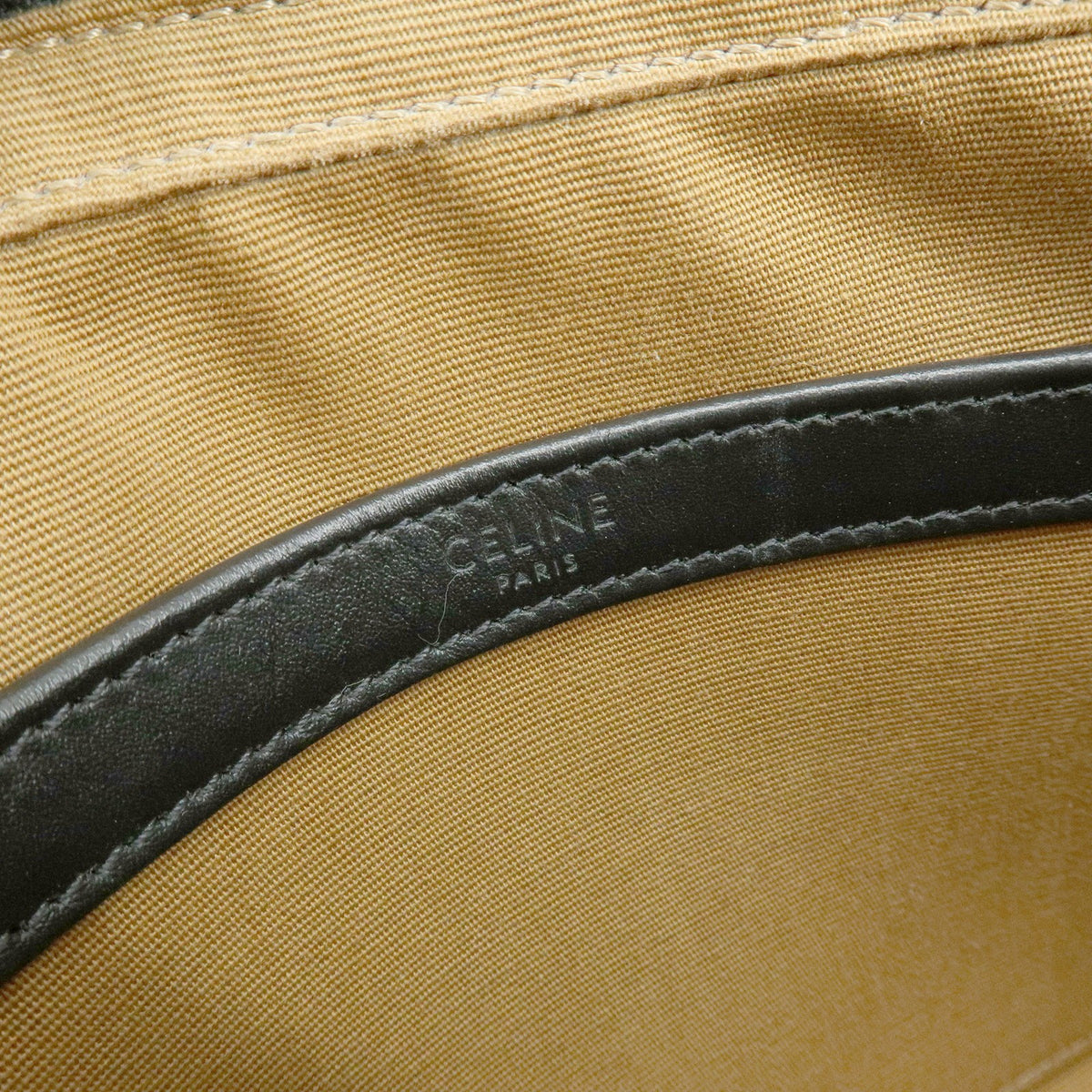 Celine Logo Messenger Triomphe Coated Canvas, Brown, Canvas, Handbag