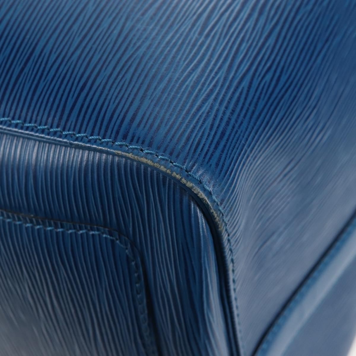 Louis Vuitton Keepall Epi Leather, Blue, Leather, Travel Bag