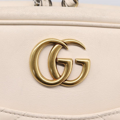 Gucci GG Marmont Multi-Use Matelasse Leather, White, Leather, Handbag