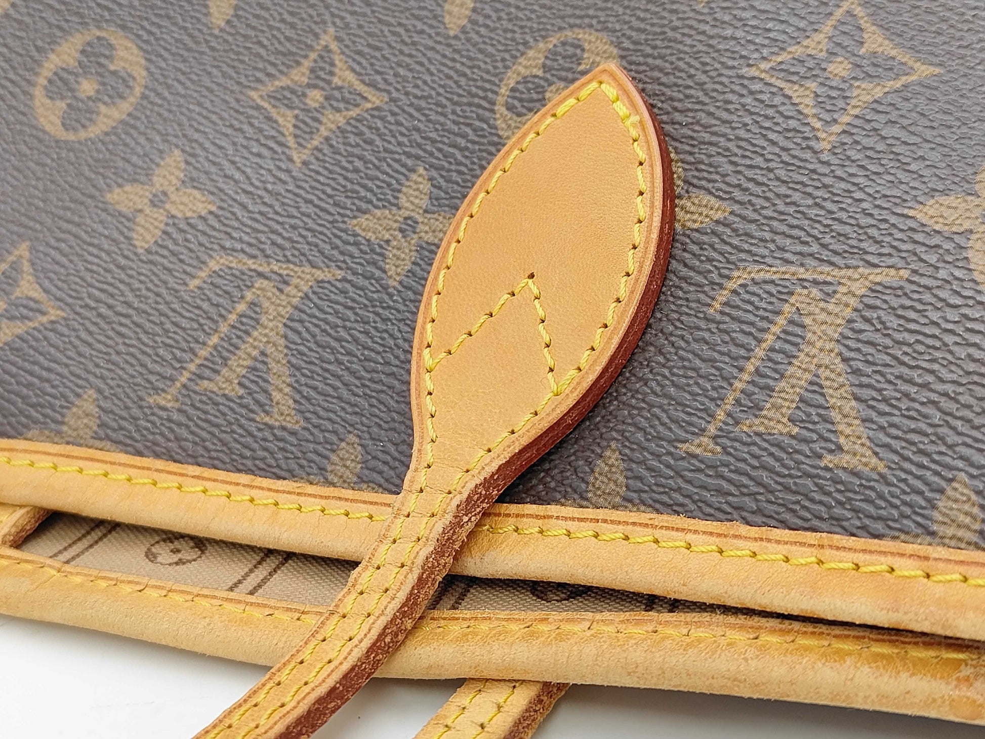 Louis Vuitton Neverfull Monogram, Brown, Canvas, Tote Bag