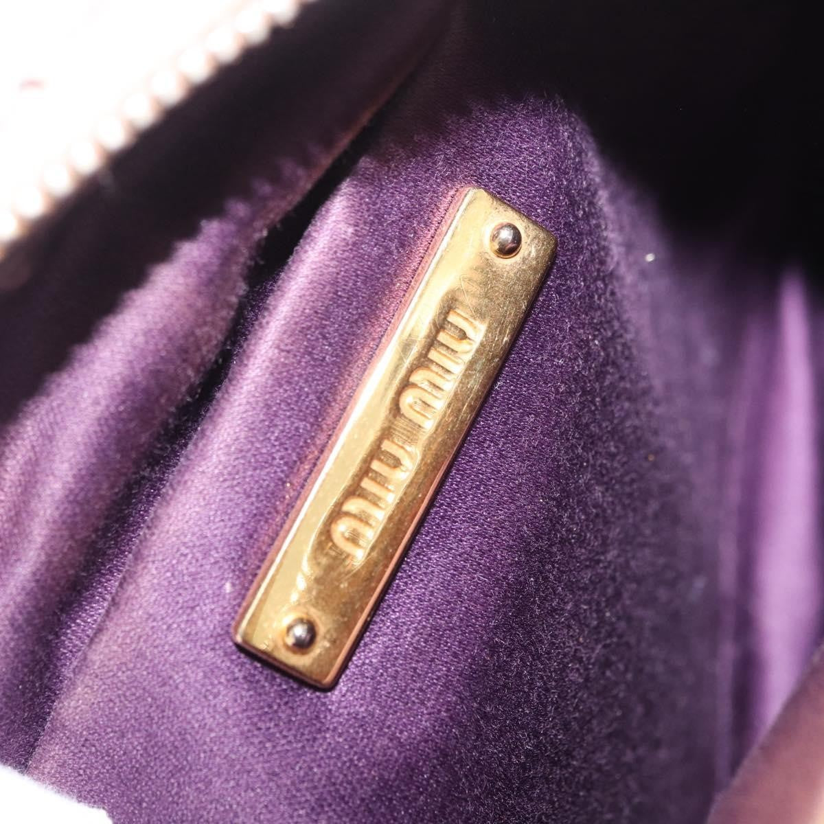 Miu Miu Shoulder Matelasse Leather, Pink, Leather, Shoulder Bag