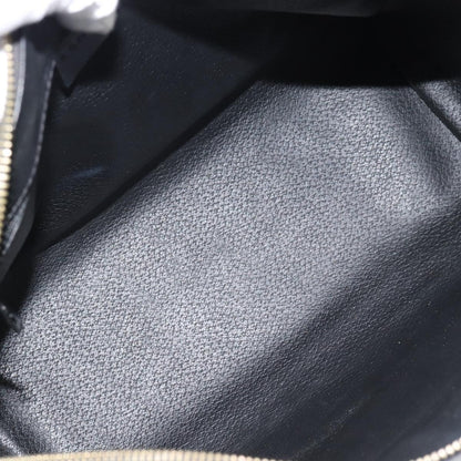 Celine Vintage Boston Macadam Coated Canvas, Black, Canvas, Handbag