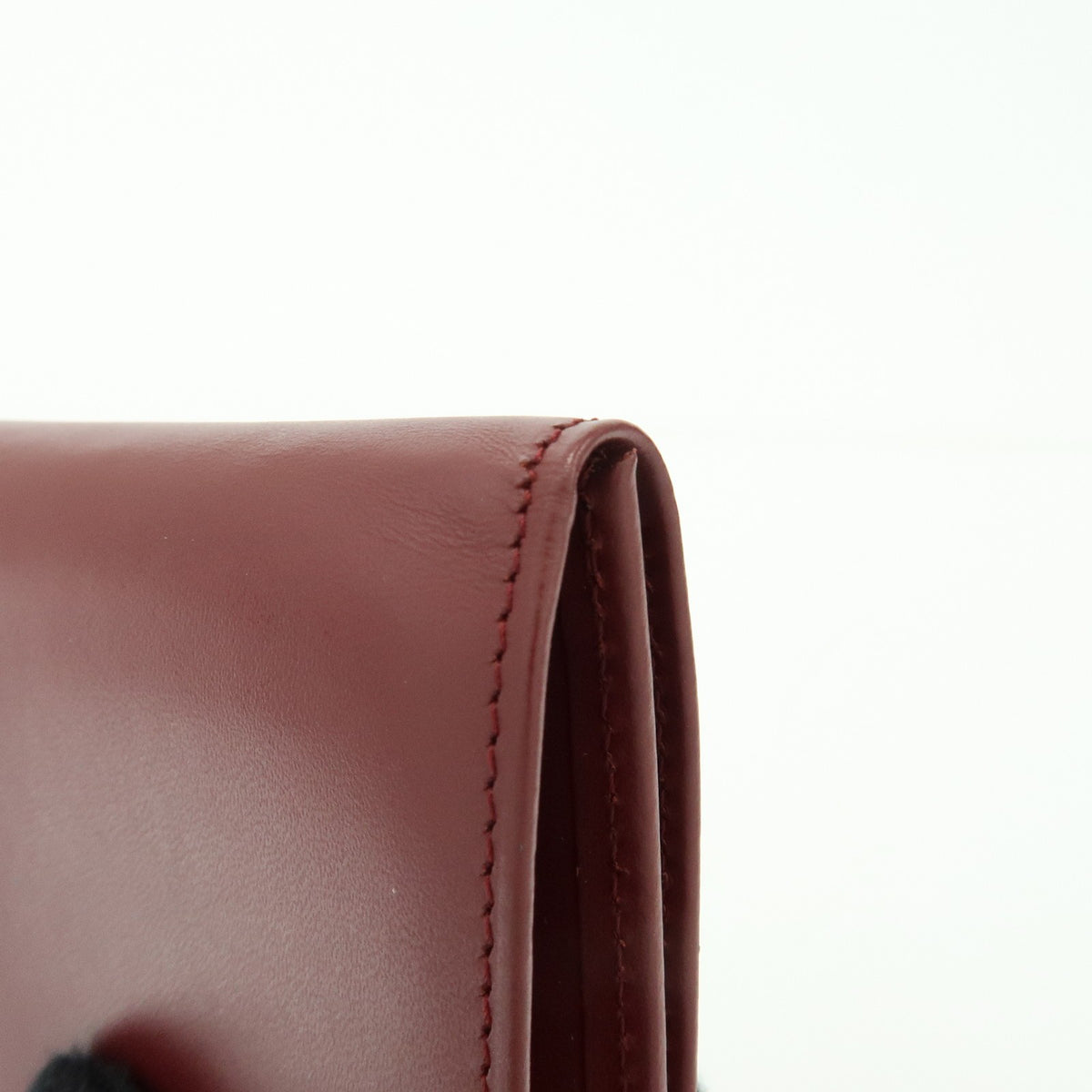 Cartier Coin Purse Must de Cartier Leather, Burgundy, Leather, Wallet
