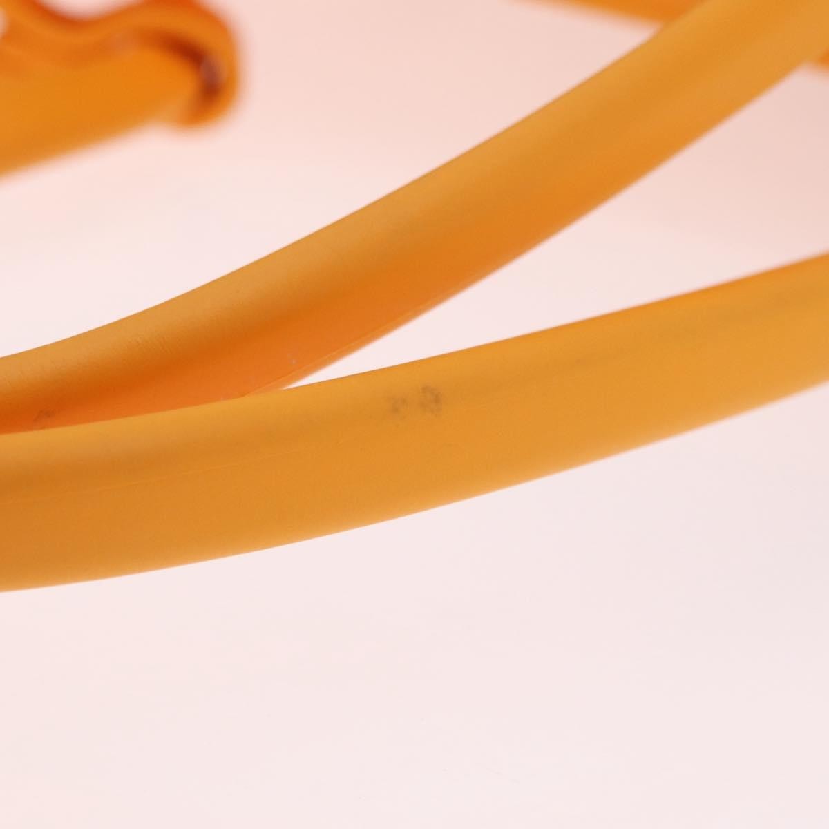 Bottega Veneta Arco Rubber, Orange, Rubber, Tote Bag