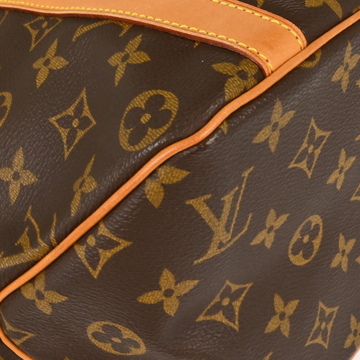 Louis Vuitton Shopping Sac Monogram Canvas, Brown, Canvas, Tote Bag